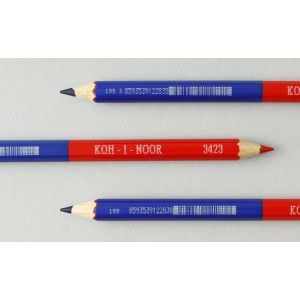 Crayon télévision bleu/rouge 10mm - Koh-i-noor