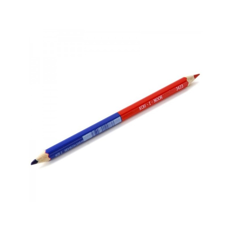 Crayon télévision bleu/rouge 10mm - Koh-i-noor