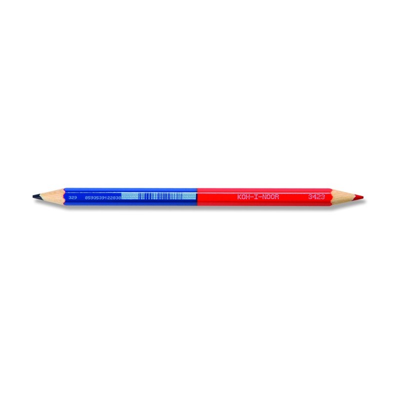 Crayon télévision bleu/rouge 10mm - Koh-i-noor