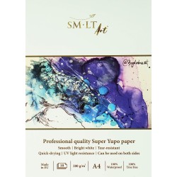 Papier ultra-lisse Yupo - blanc brillant - format A4 et A3