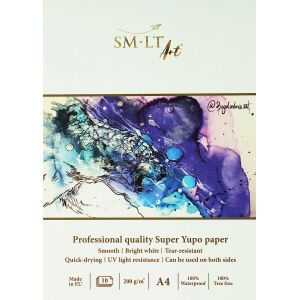 Papier ultra-lisse Yupo - blanc brillant - format A4 et A3