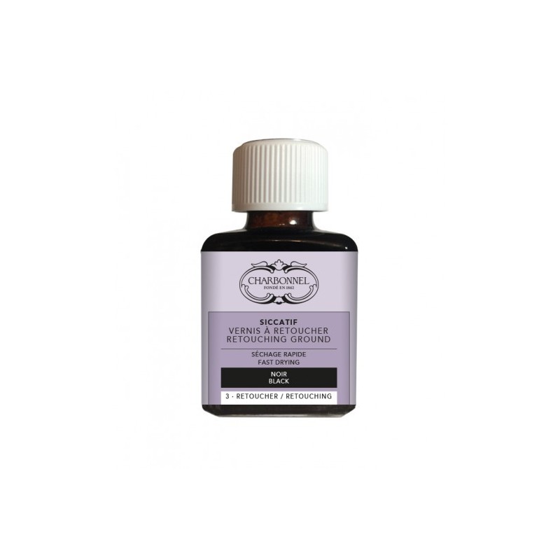 Vernis pour retouche - siccatif 75 ml - Finition opaque satinée - Charbonnel