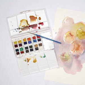 Boîte aquarelle Cotman de 24 demi-godets - Winsor & Newton