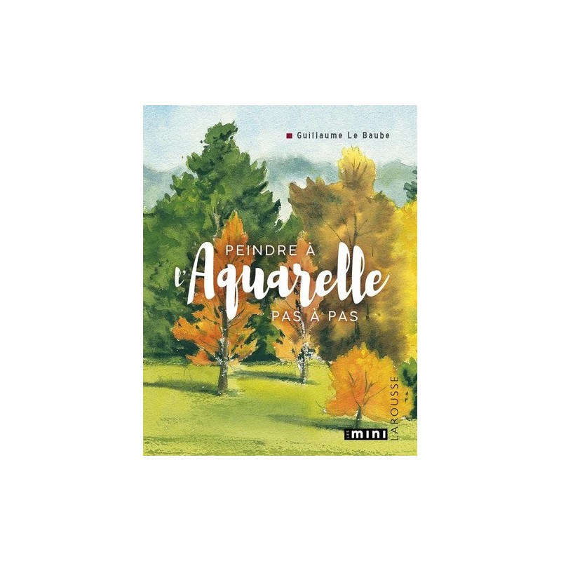 Peindre à l'aquarelle pas à pas - 64 pages -  Guillaume Le Baube -  Livre