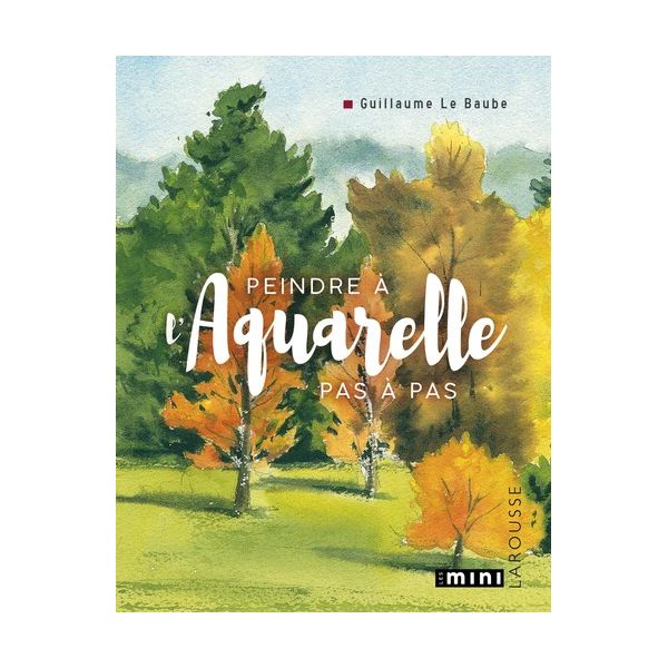 Peindre à l'aquarelle pas à pas - 64 pages -  Guillaume Le Baube -  Livre