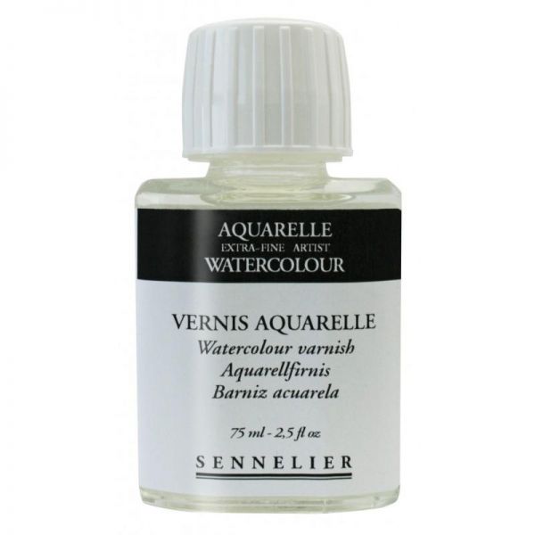 Vernis aquarelle- 75ml - pour aquarelle et gouache - Sennelier