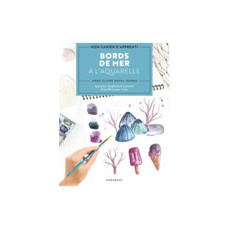 Bords de mer à l'aquarelle - Livre