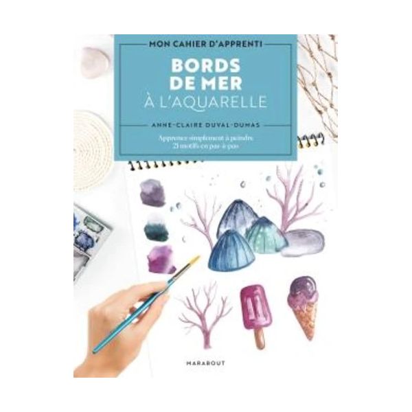 Bords de mer à l'aquarelle - Livre