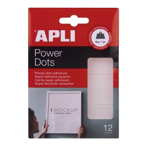 Adhésif double face Power Dots -  collage fort, facile et efficace pour vos cadres, tableaux, objets...Apli