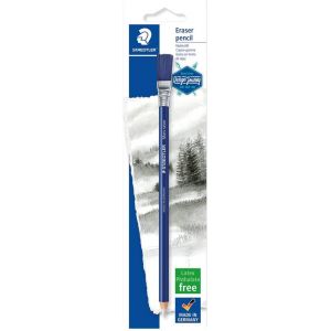 Crayon gomme avec brosse - Effaçage grande précision - Staedtler