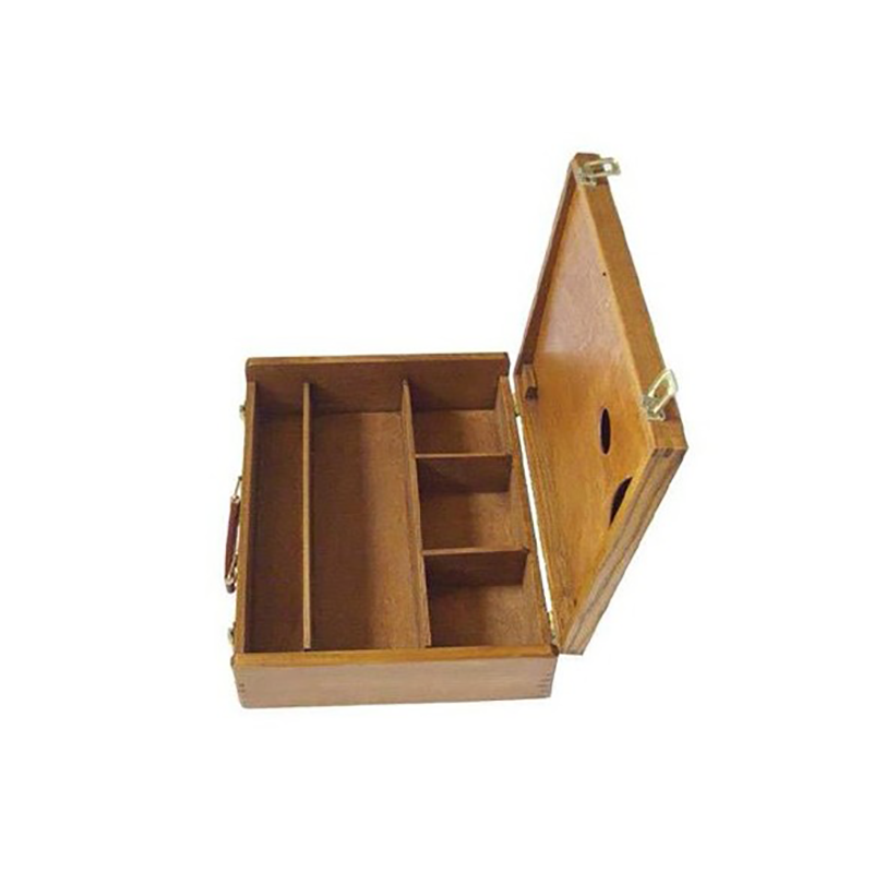 Coffret Hervé Box - grand format - bois orme teinté et vernis