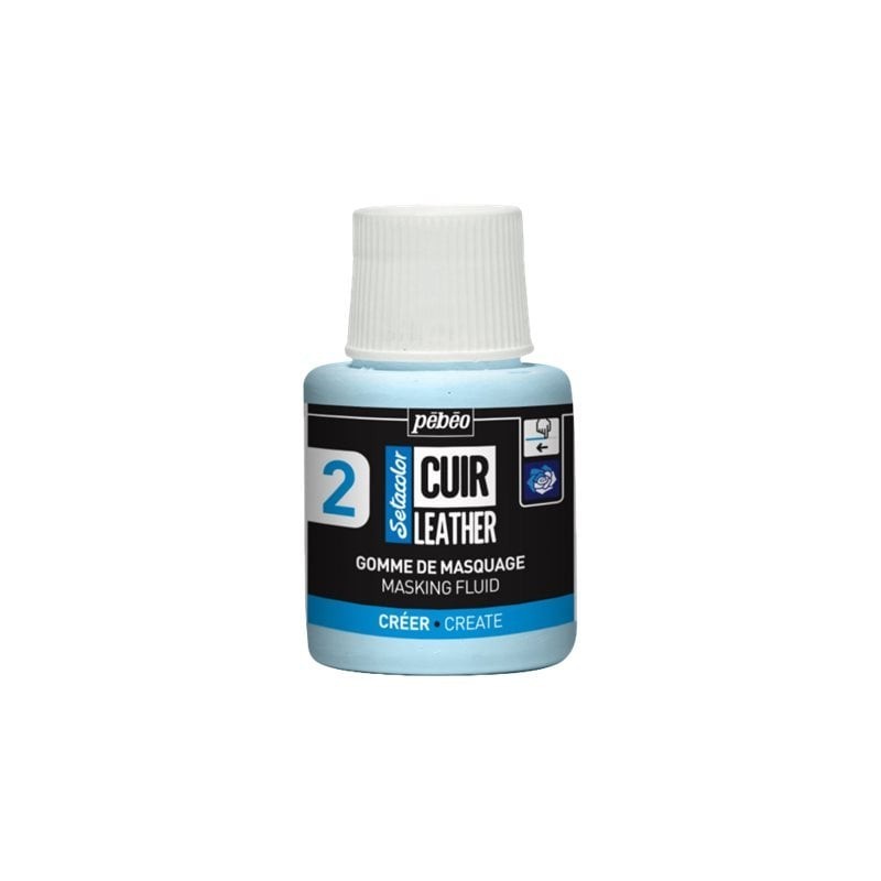 Gomme de masquage - Setacolor cuir - Flacon 110ml - zones de réserve sur cuir ou similicuir -  Pébéo