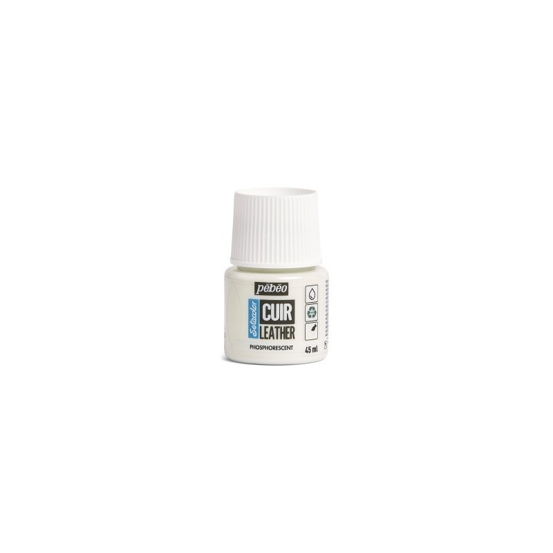 Setacolor cuir - acrylique couvrante et résistante - Phosporescent - Pébéo
