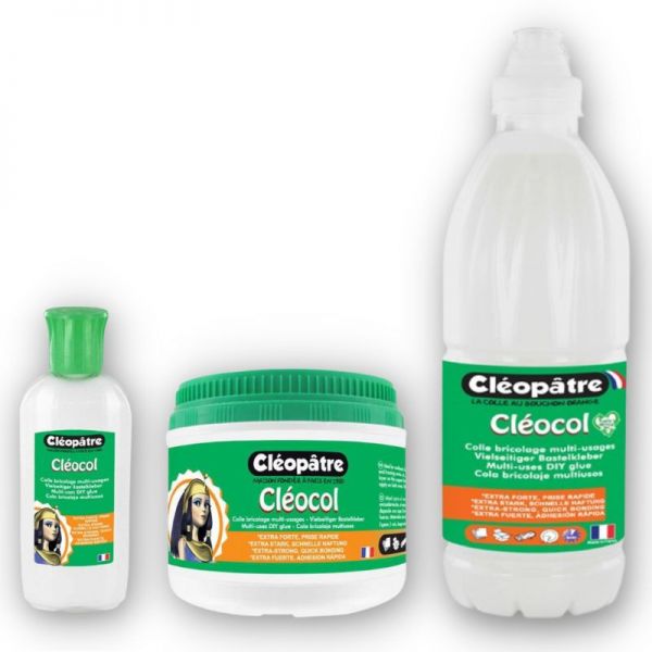 Cléopâtre - CC1L - Cléocol - Colle Blanche multi usage - Flacon de 1 Kg