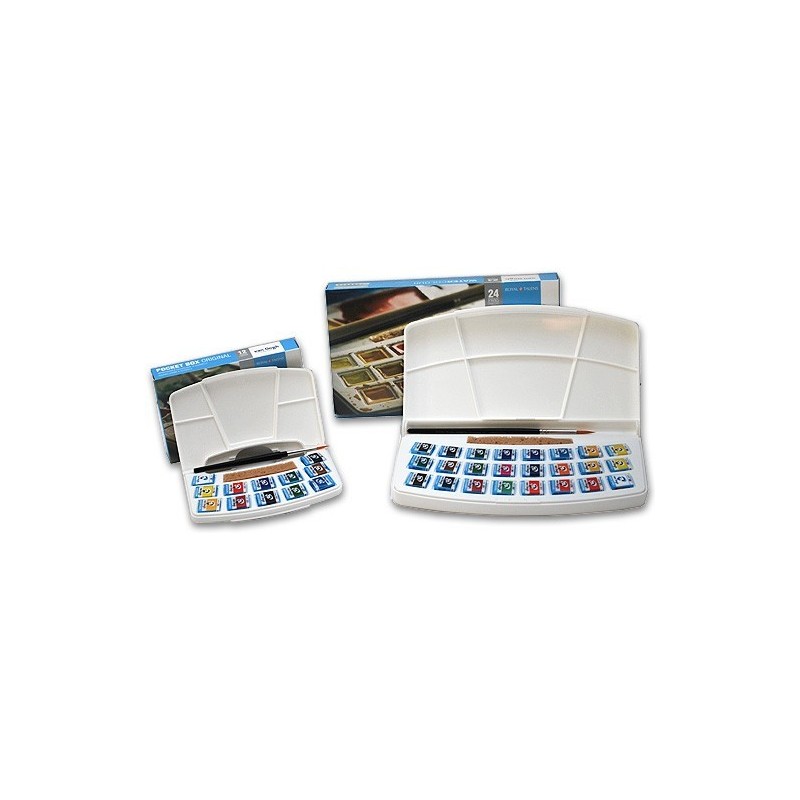 Aquarelle Van Gogh de Royal Talens Boîte de 12 et 24 demi-godets