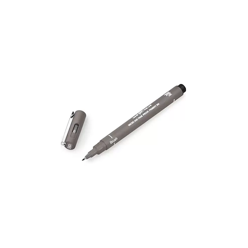 Coffret initiation Manga - Feutre brush gris clair, gris foncé et noir profond - Uni Pin