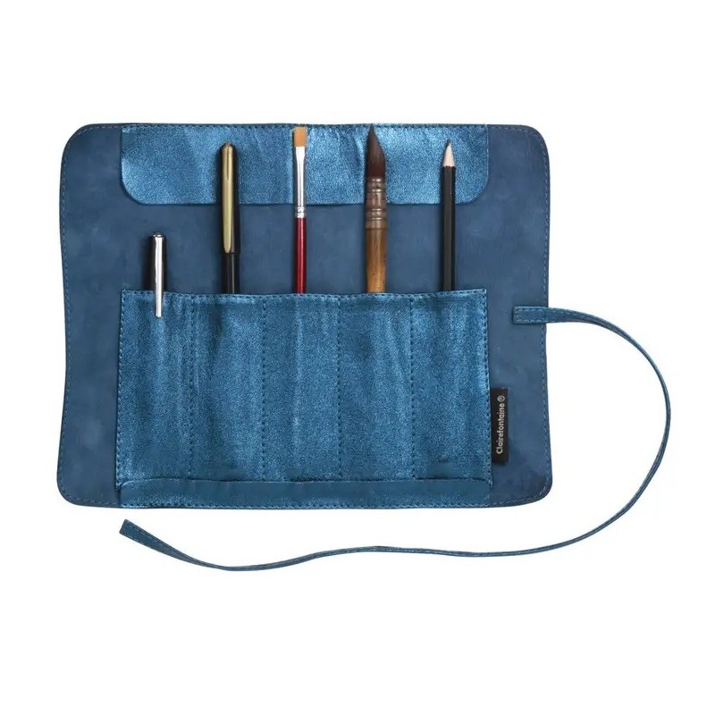 Trousse Flying Spirit  bleu Clairefontaine