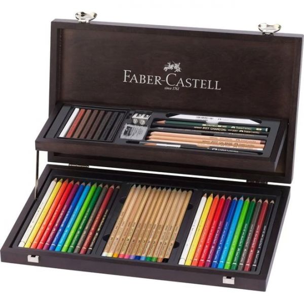 Coffret Collection Beaux-arts - Haut de gamme - Faber-Castell - Creastore