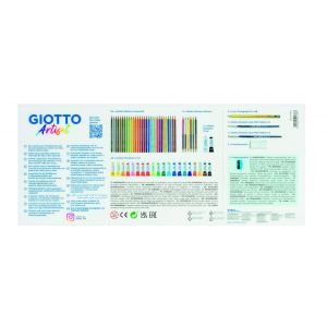 Ensemble d'artiste Artiset - boite complète de matériel pour les techniques humides - Giotto