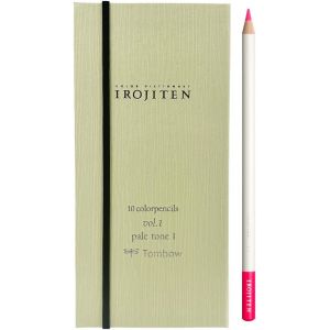 Set IROJITENS - Couleurs pastel I - Coffret élégant en forme de livre - Tombow