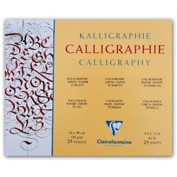 Bloc calligraphie Clairefontaine pour encre et plume