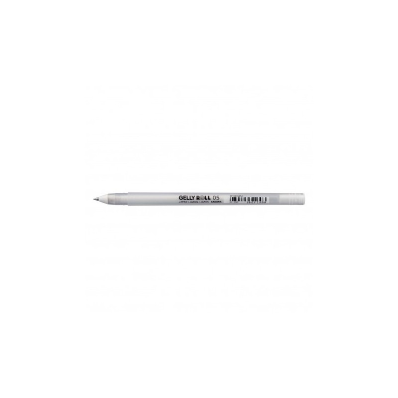 Stylo gel sakura - texture fluide - couleur blanche intense et claire - Sakura