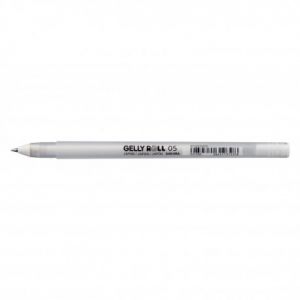 Stylo gel sakura - texture fluide - couleur blanche intense et claire - Sakura