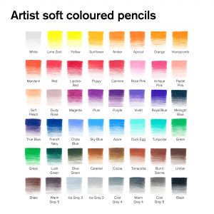 Boîte 48 crayons de couleur Winsor & Newton - Une sélection de couleurs riches et vibrantes pour des créations hautes en couleur