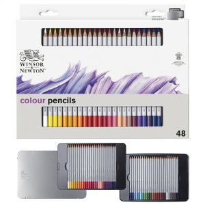 Boîte 48 crayons de couleur Winsor et Newton