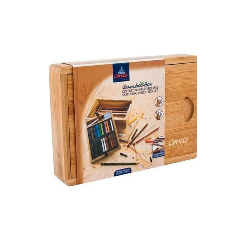 Coffret esquisse Conté à paris - crayons et carrés d'esquisse - pour amateurs de dessin