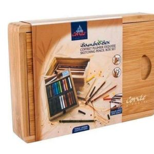 Coffret esquisse Conté à paris - crayons et carrés d'esquisse - pour amateurs de dessin