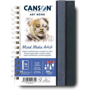 Carnet multitechnique - A5 - Canson