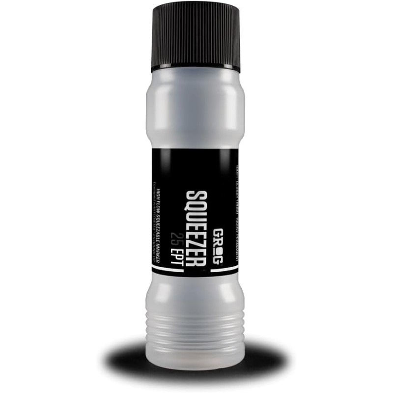 Squeezer 25mm - Adapté pour de nombreuses surfaces : papier, plastique, métal, carton, bois, verre, et même béton - Grog