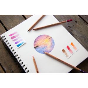 Boîte de 72 crayons de couleur Expression series - pour les étudiants, artistes débutants comme avancés - Bruynzeel