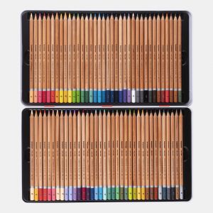 Boîte de 72 crayons de couleur - Pigments haute qualité - excellent débit de couleur - Mine très résistante et épaisse : 3.3mm -