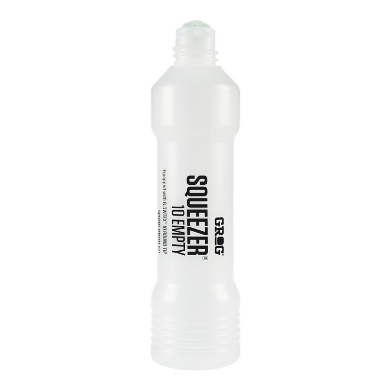 Squeezer 10mm - Contenance 75ml _ Corps en plastique souple - transparent - Grog