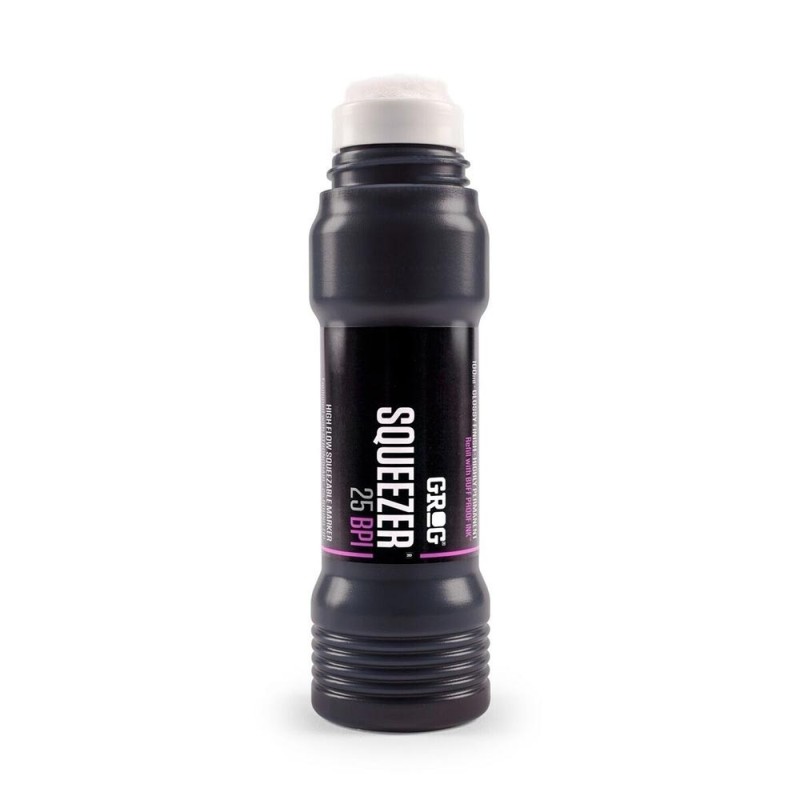 Squeezer 25mm - Noir - encre BPI - Bullet proof ink - Grog
