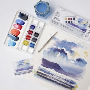 Set de poche Cotman - Ciel - Palette de couleurs spécialemment sélectionnées pour la réalisation de ciels - Winsor & Newton