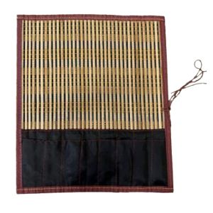 Natte bambou foncé 30 x 35 cm - Nid'art