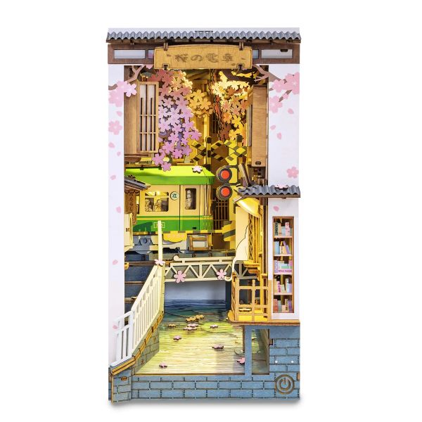 Serre-livres - Falling Sakura - Maquette 3D Rolife - Creastore