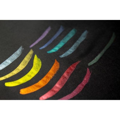 Peinture Aquarelle Finetec Premium – Effet Néon – Boîte De 6 Godets – Royal Talens