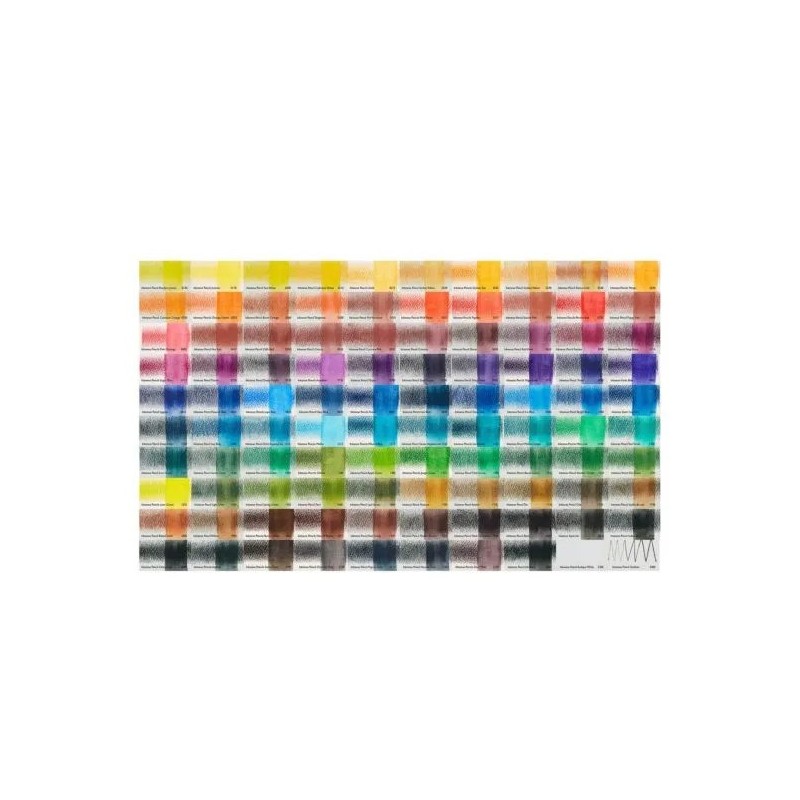 Boîte 100 crayons de couleur Inktense - palette de 100 couleurs intenses et lumineuses - Derwent