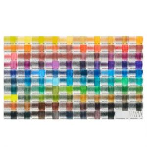 Boîte 100 crayons de couleur Inktense - palette de 100 couleurs intenses et lumineuses - Derwent