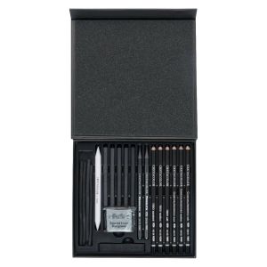 Coffret Black box en carton aimanté Cretacolor