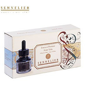 Coffret encres pour Calligraphie - Sennelier