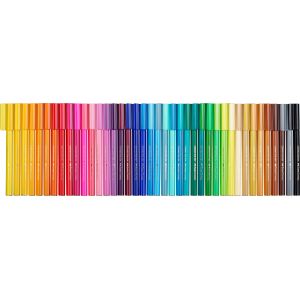 Valisette 40 feutres Connector - Faber-Castell - Couleurs vives, intenses et brillantes 