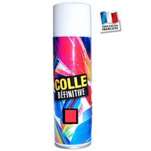 Colle forte en spray- Montage définitif 