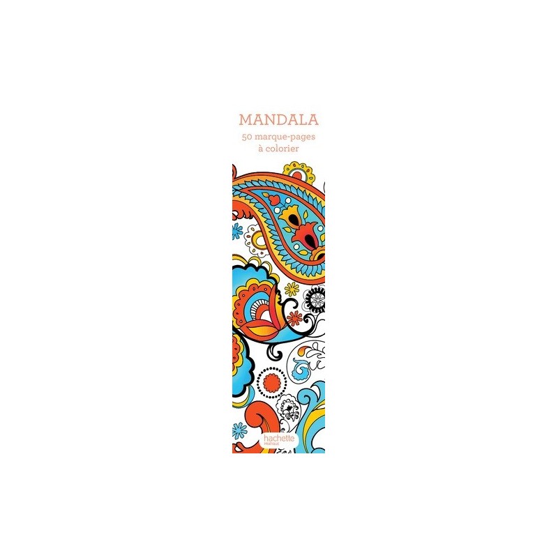 50 marque-pages à colorier - 100 d'illustrations originales -  Mandala