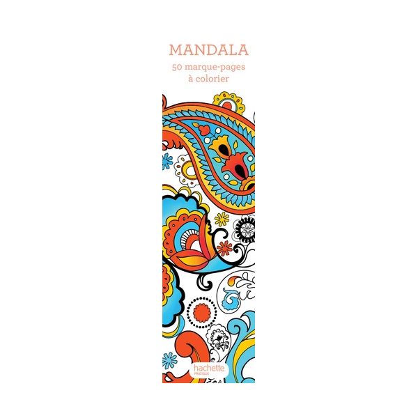 50 marque-pages à colorier - 100 d'illustrations originales -  Mandala