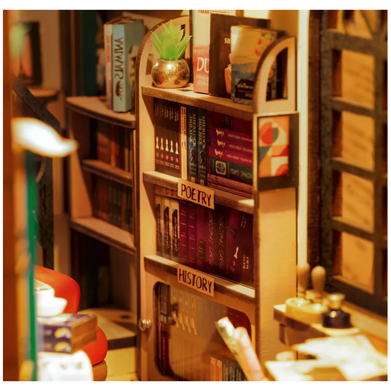 étagère de livres